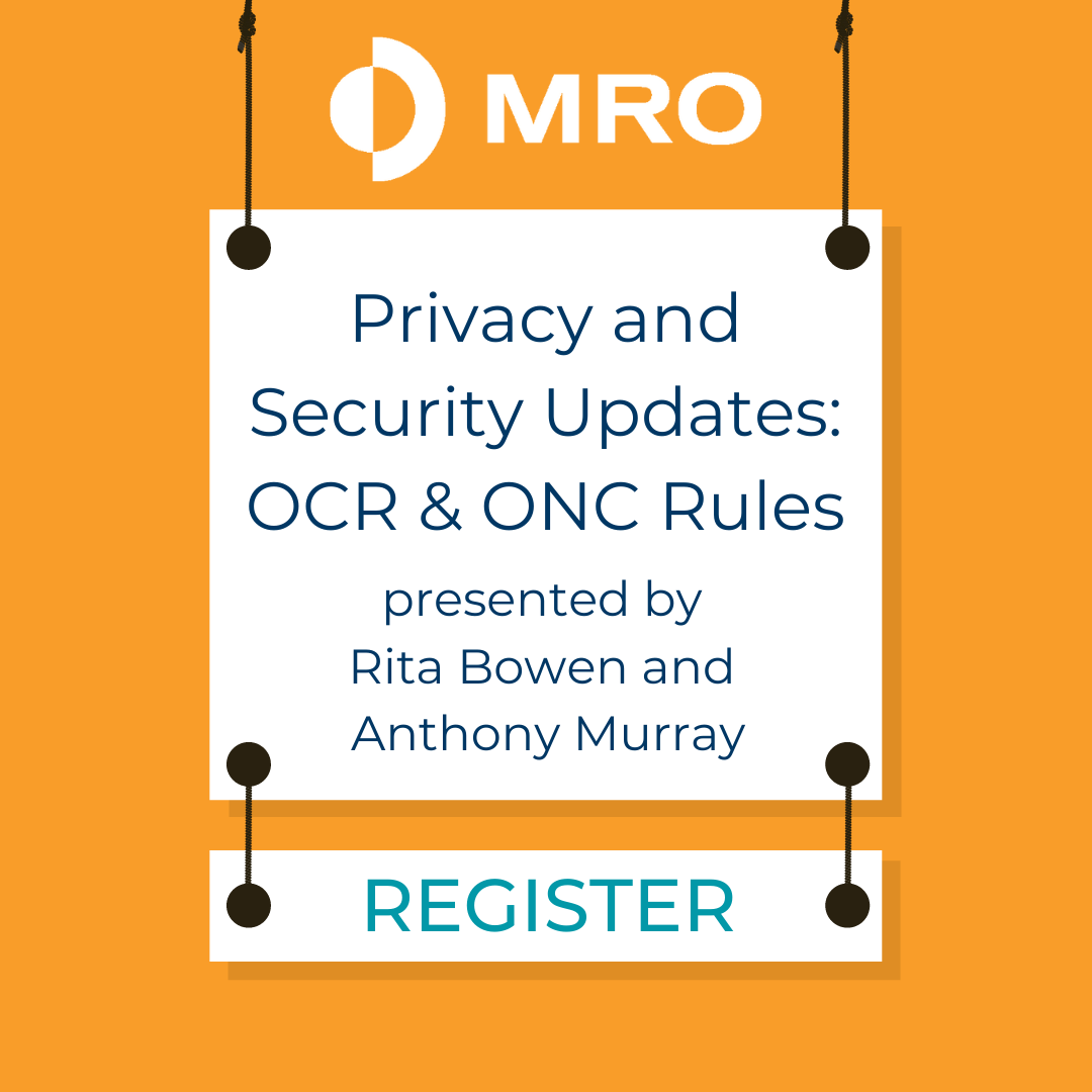 OCR and ONC Update Webinar